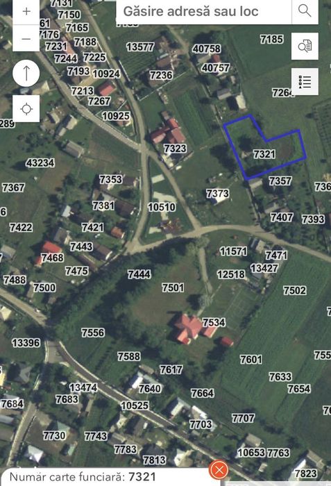 Vând 20 ari în Liteni, Com. Moara, împrejmuit, racordat la utilități.
