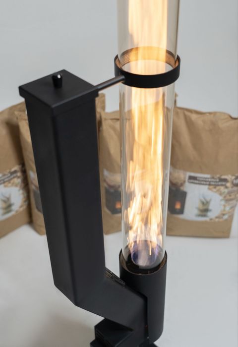 Уличный камин обогреватель