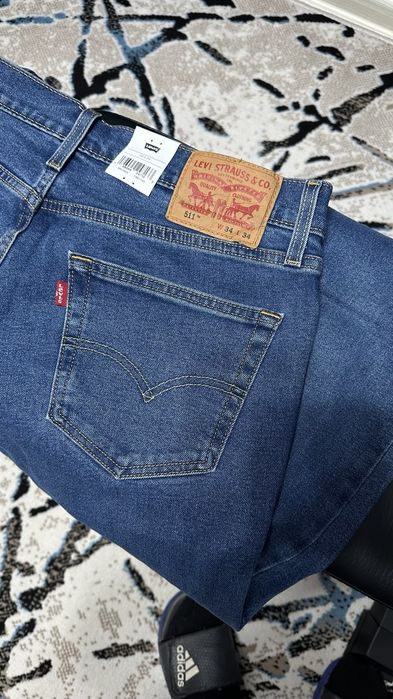 Джинсы Levi's 511 slim stretch fit.-34/34.