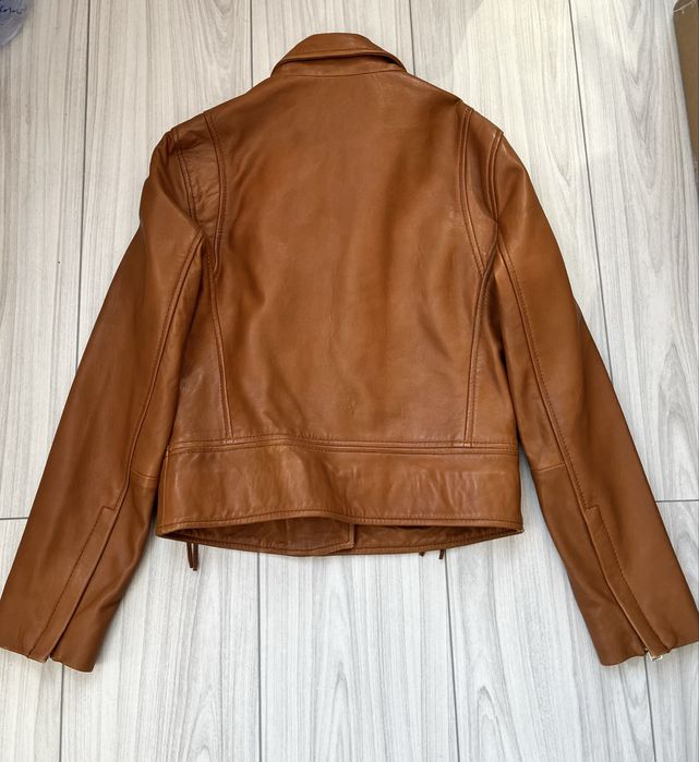 Geaca biker piele naturala