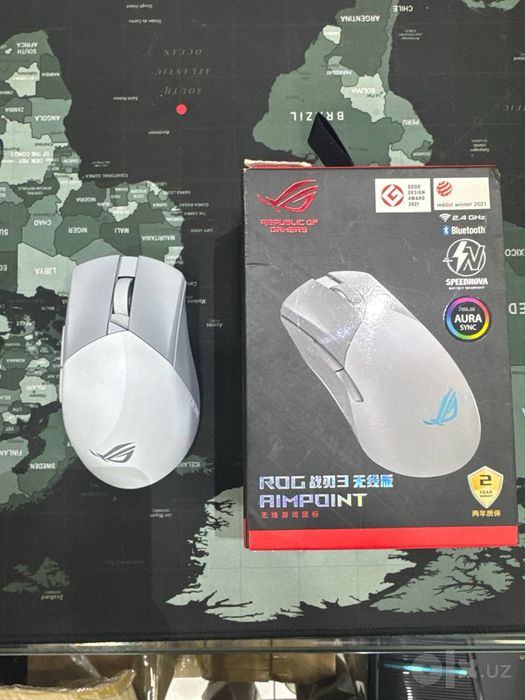 Мышь ROG, 36 000 dpi, 79 г