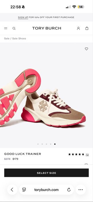 Кроссовки от tory burch