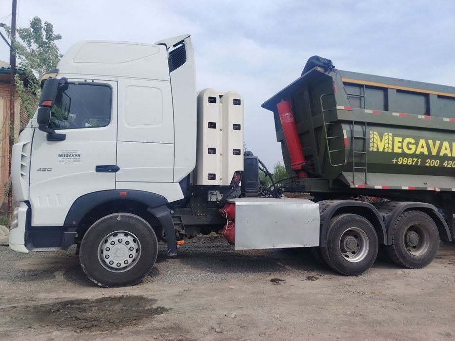 Howo A7 yili 2022 10 oy yurgani 224 ming pirseb megavan 2023 10 oy