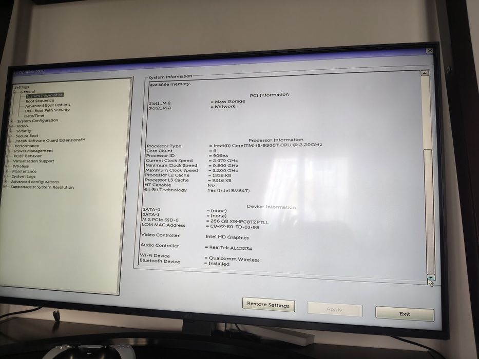 Mini PC DELL Optiplex 3070