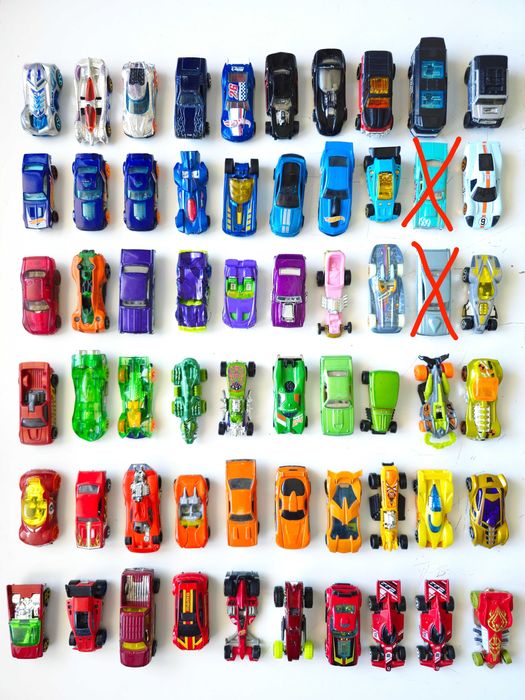 Lot 58 Hot Wheels EXCLUSIV – Modele din Multipack și 5-Pack