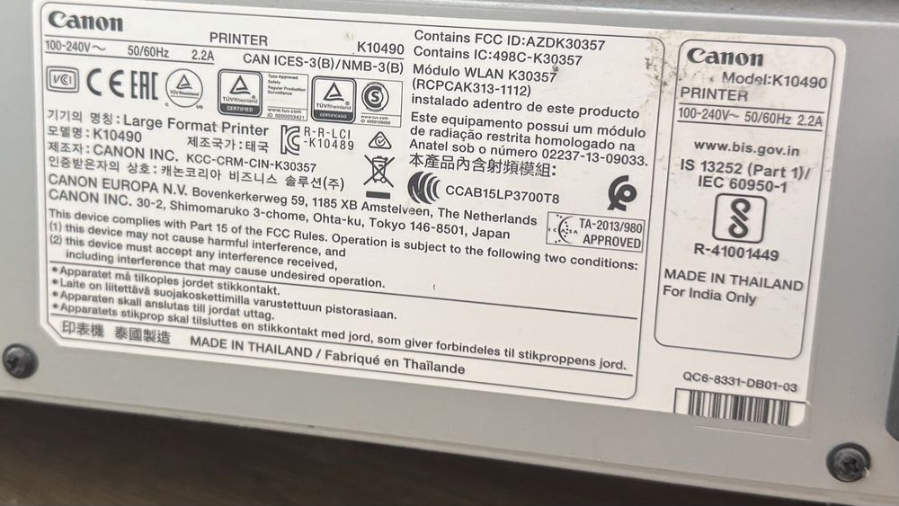 Canon TM-200 ,Широкоформатный принтер-плоттер