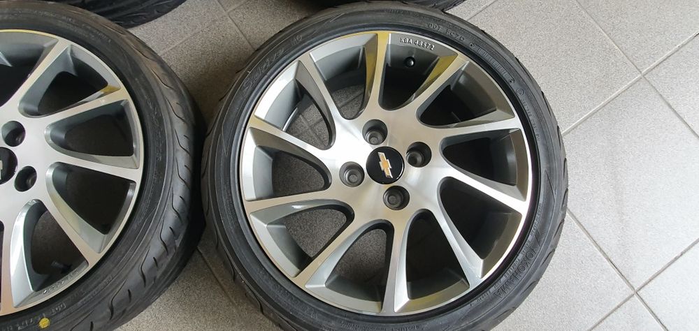 Jante Irmscher 4x100 6Jx16 ET43  Chevrolet Chevrolet, Opel cu anvelope 175 50 16
