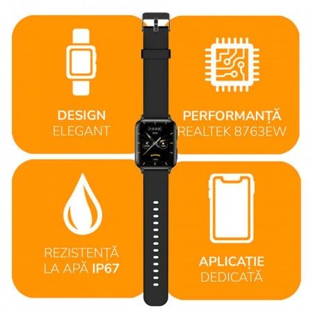 Smartwatch E-boda E-BODA SQ - Vega Pro , Nou, sigilat