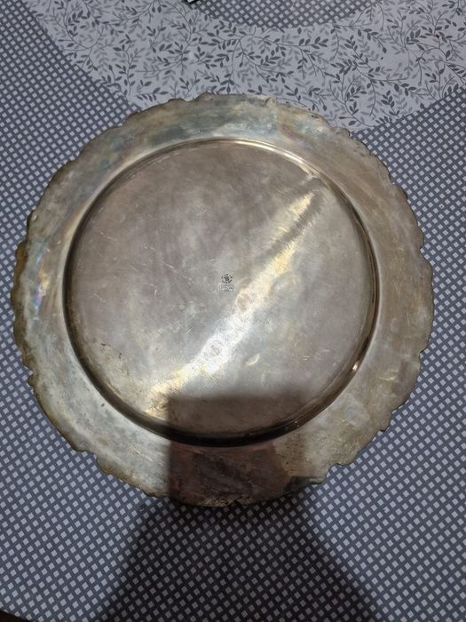 Поднос серебро 925