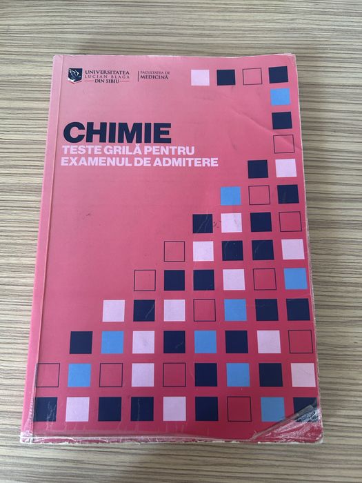 Culegere admitere chimie medicina Sibiu