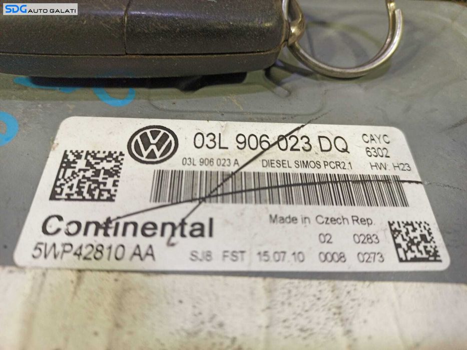 ECU Calculator Motor Volkswagen Audi Seat 1.6 TDI 1.6 CAY CAYC 2008 - 2014 Cod 03L906023DQ 03L906023A [L1640.1]