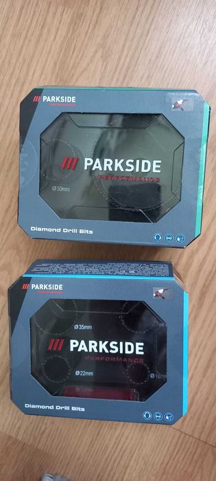 Set carote diamantate,sigilat,Parkside Performace