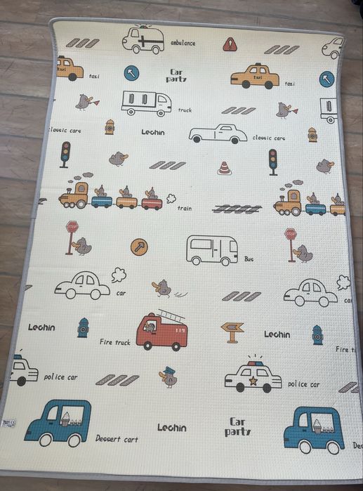 Килимче за Игра Премиум – Град/Коли 180 х 120 х 1 см