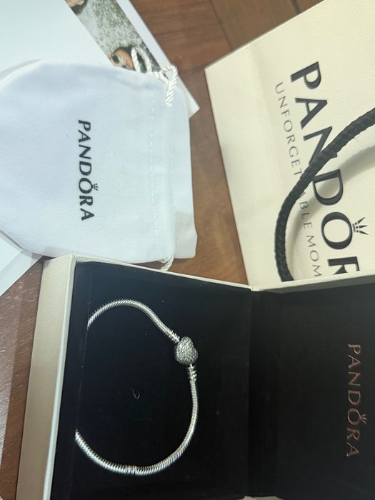 Pandora браслет серебро 925 проба кумуш