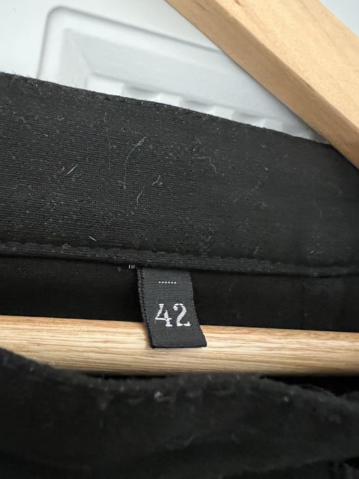 Pantalon negru, stofa