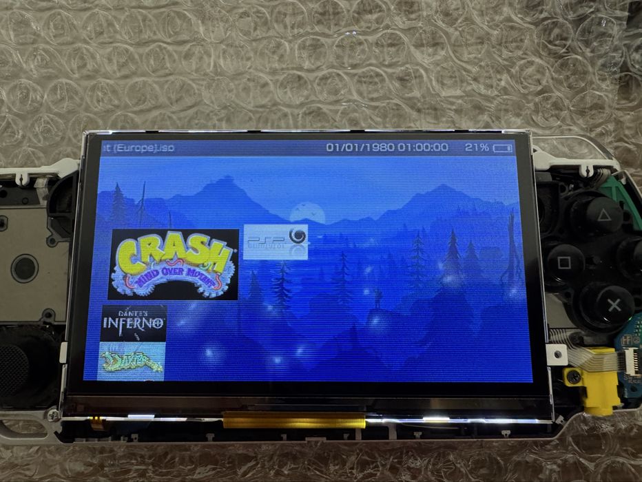 Смяна на дисплей за PSP 3000 + продажба на дисплеи