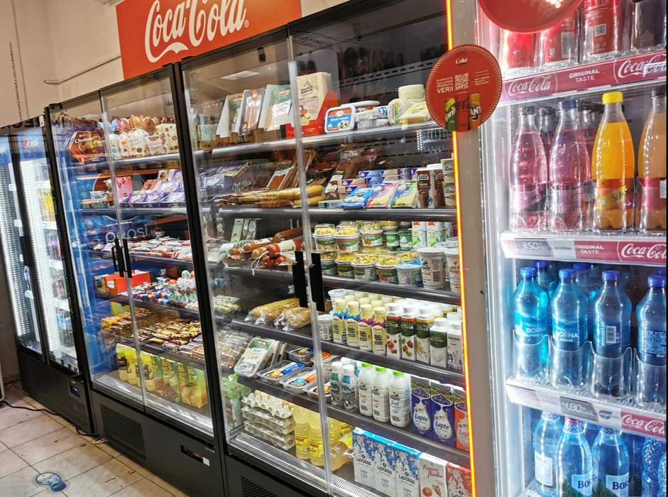 Vitrina Frigorifica Supermarket Danemarca/ Full Glass ECO/ 1.32m/ NOU