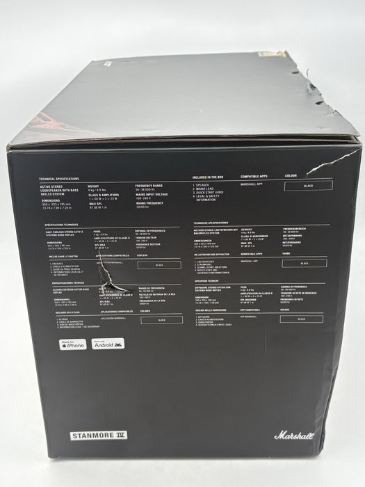 Marshall Stanmore IV Speake (ultimul model, 2026 ) sigilata, transport inclus