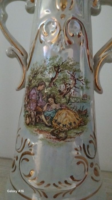 Ваза, фарфор, перламутр