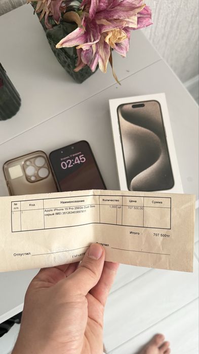Продам iphone 15 pro 256 gb