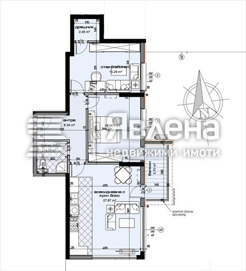 Продава се Тристаен апартамент в Варна, Младост 1 - 111 кв.м за 1405 €/кв.м - Снимка #1