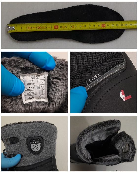 Cizme iarnă, boots, ghete zăpadă Lackner ZOE L-tex, Nr. 37 EU
