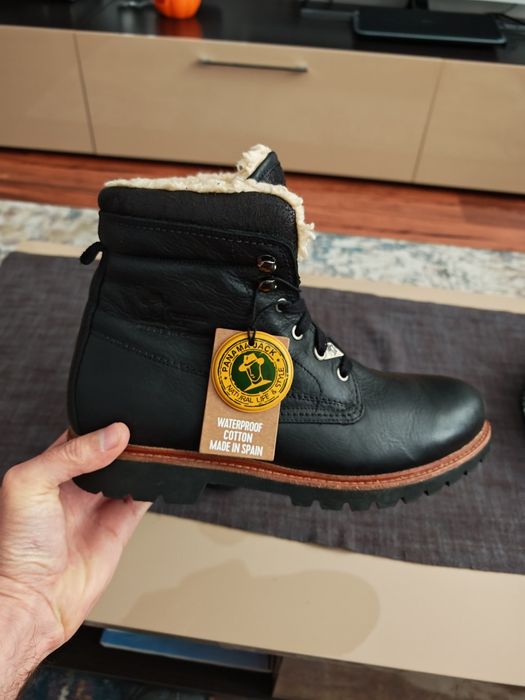 Ghete Panama Jack P03 Aviator, calitate superioara ,Made in Spania