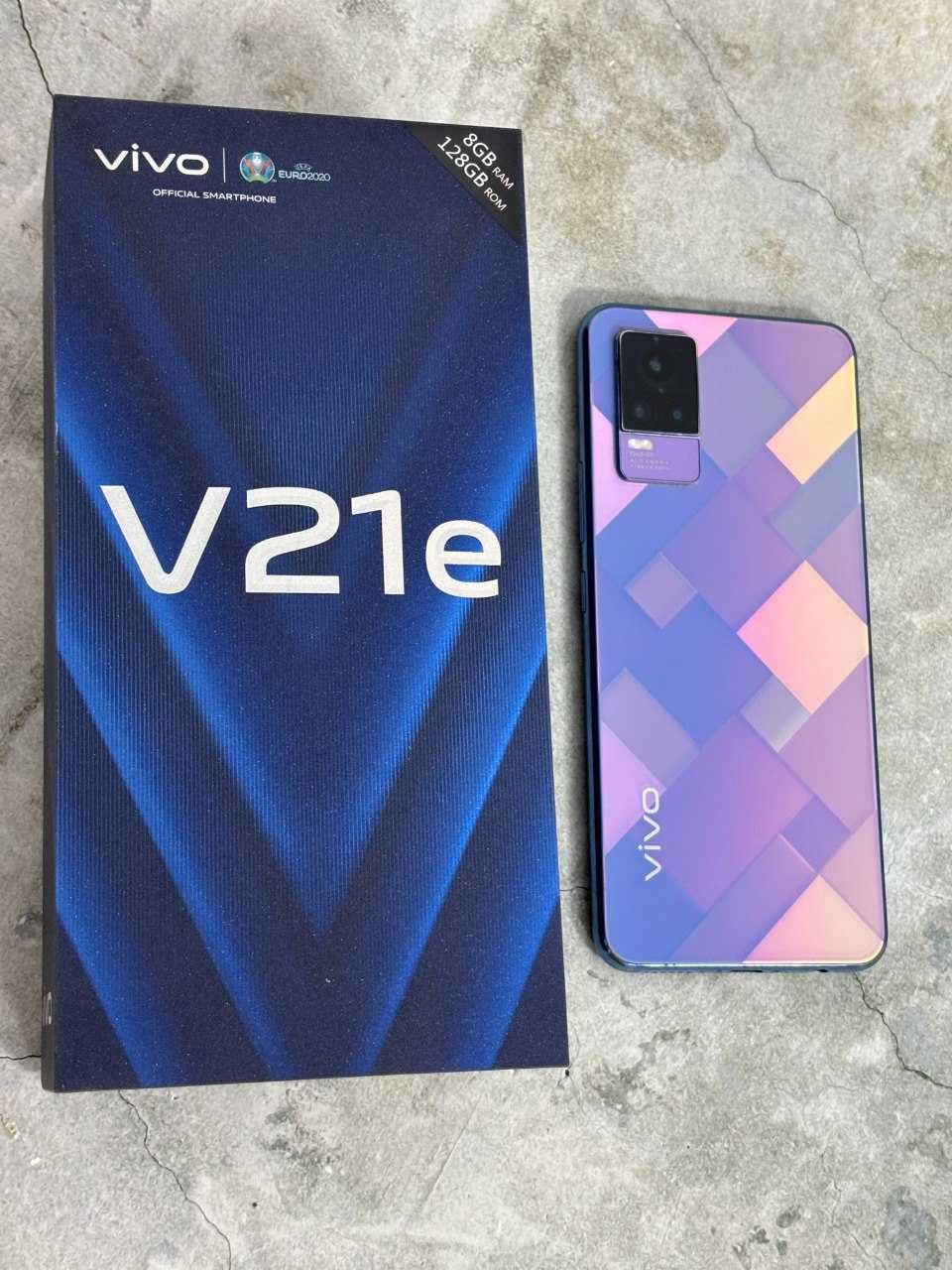 Vivo V21e 128 гб (396472, г.Кокшетау, ул. Абая 128, 21): 34 000 тг. -  Мобильные телефоны / смартфоны Кокшетау на Olx