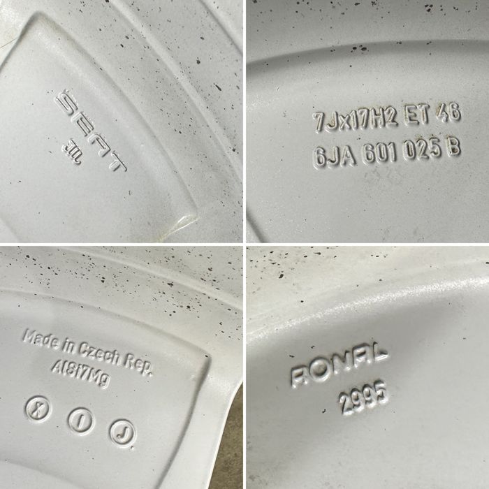 4бр. ОТЛИЧНИ 17” ОРИГИНАЛНИ Джанти 5х100 за -SEAT/AUDI/VW/SKODA/VAG- 7Jx17H2, ET46