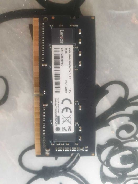 Оперативная память Lexar DDR4 SODIMM 3200MHz, 8ГБ