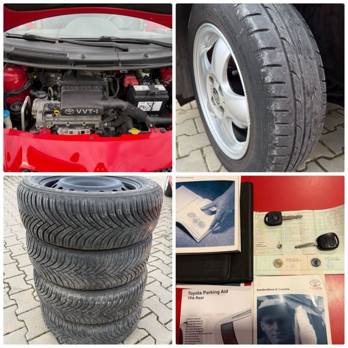 TOYOTA YARIS AUTOMATA 1.3 VVT-i BENZINA clima senzori 8 roti impecabil