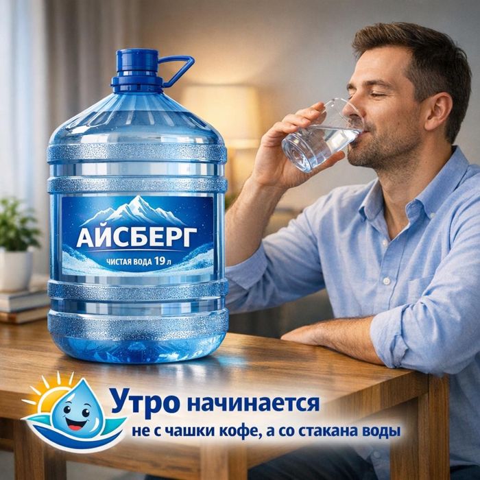 Доставка воды Алматы день день!