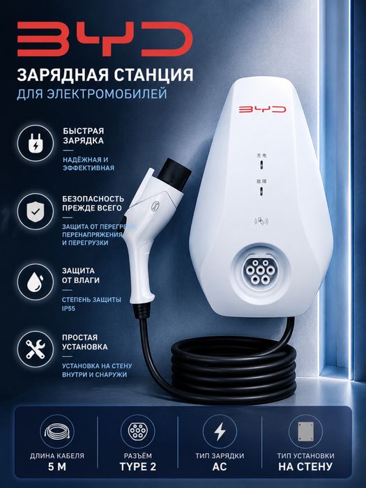 BYD orginal 7kw zaryadchik