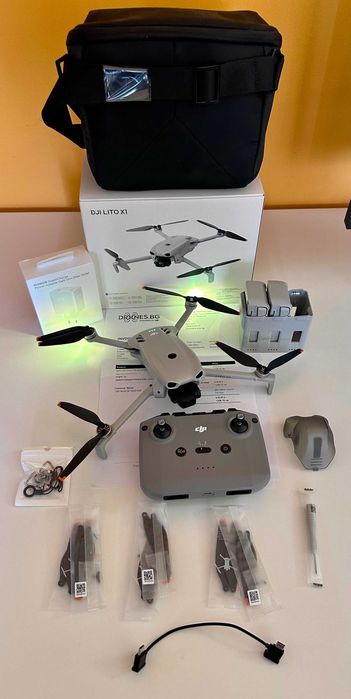 DJI Lito X1 Fly More Combo + DJI Care Refresh (1г.) + 100W DJI Адаптер – КАТО НОВ!