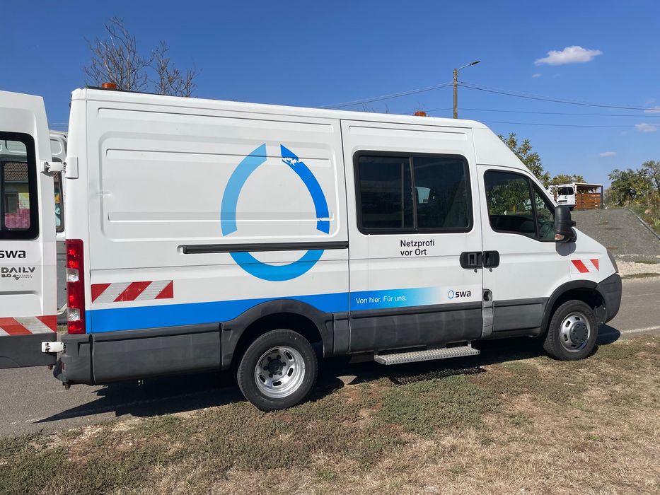 Iveco Daily 35C 50C14 80.000km benzina + gaz (CNG) cu atelier mobil Cat B 3500kg