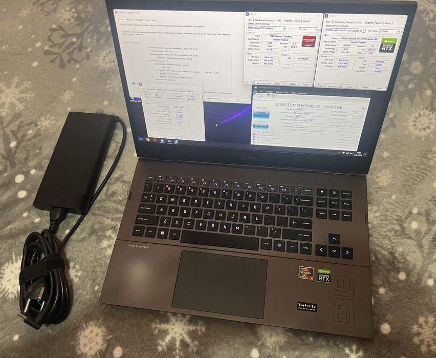 Laptop Gaming HP OMEN 16 | Ryzen 7 | RTX 3070 | 32GB RAM | 2TB SSD | 144Hz