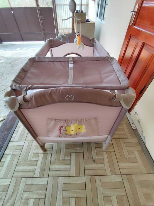 детская кровать манеж