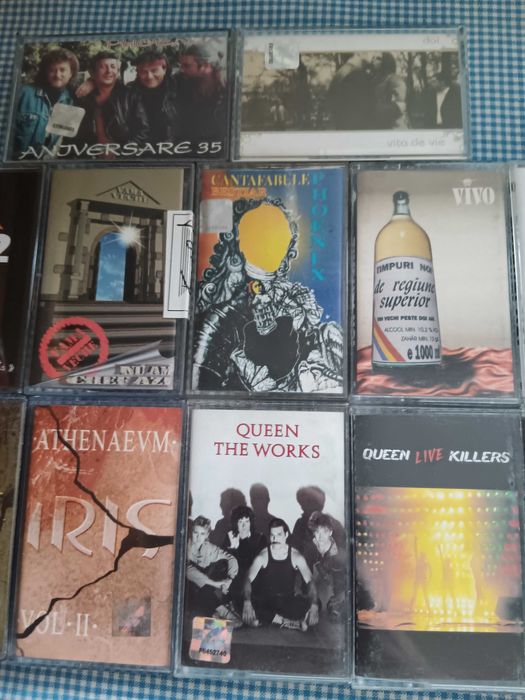 Caseta audio,Rock,Iris,Vama veche,Phoenix, Timpuri noi,Cargo,Queen,VH2