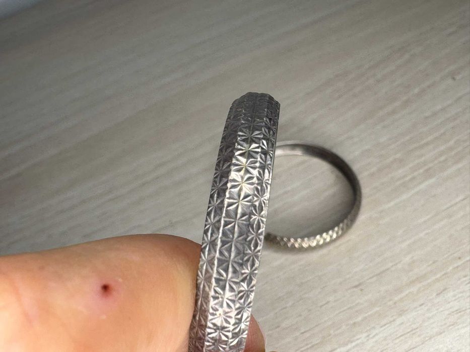 Cercei creole din argint 925 — model geometric, 10 g