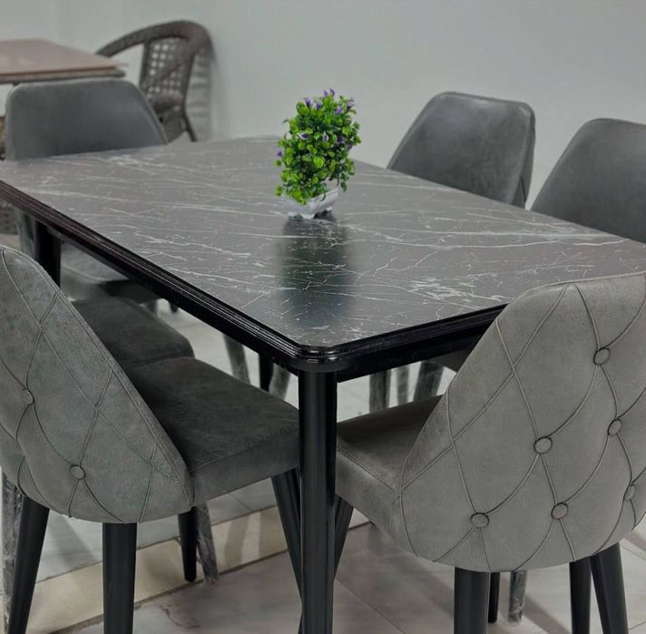 Oshxona uchun stol stul 4/1