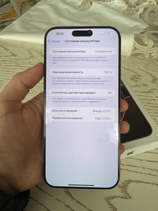 Apple  16 pro max 100%