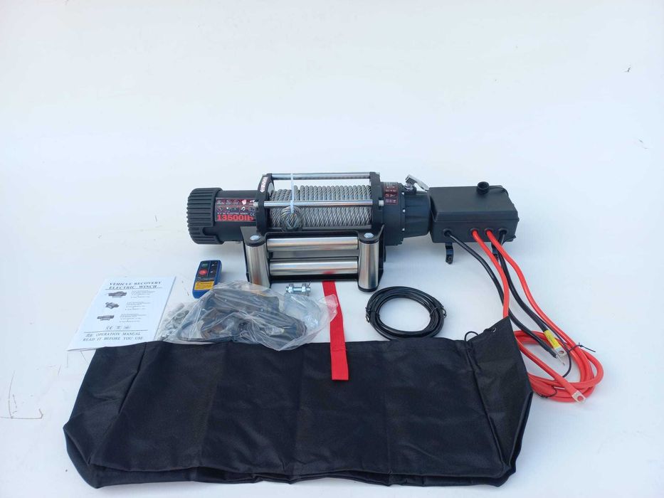 Troliu auto 12 V ,Troliu 13500lbs,troliu 6.2 tone forta nou cu factura