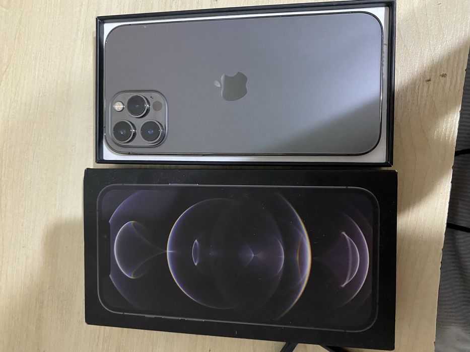 Iphone 12 pro max 128талик 80% емкост кар дакумент бор телефон тоза