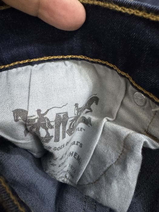 Мужская оригинал джинсы Levis (38/32) 502 TAPER STRETCH