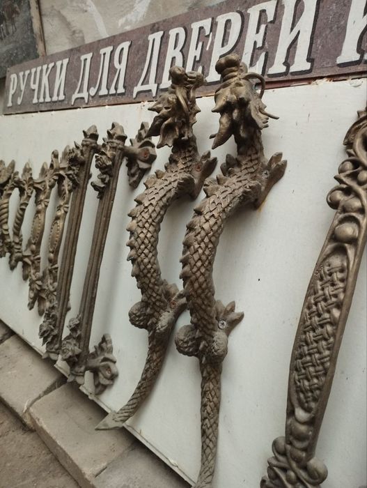 ручки для дверей и ворот бронза литьё