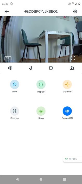 Camera de supraveghere baby monitor homeguard  hgwip212  rezolutie 2.5k