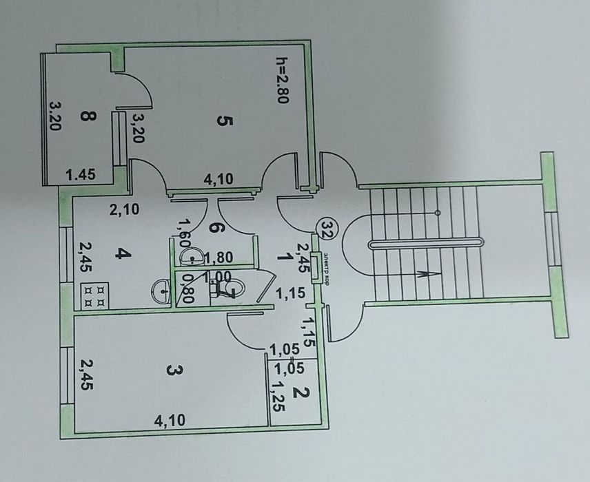 Продаётся своя 2х ком  на Чиланзаре 3 разделка!