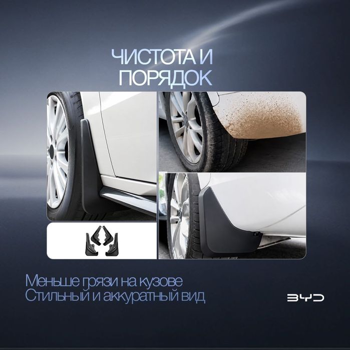 Брызговики для BYD Yuan Up