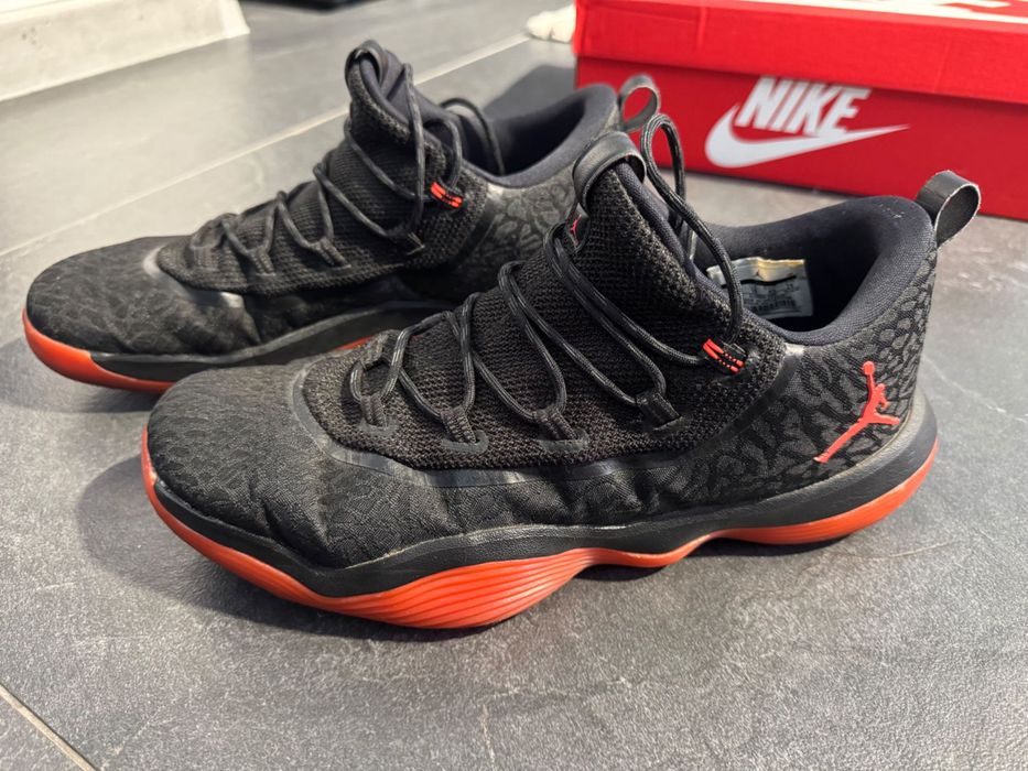 Маратонки Air Jordan Super Fly Low “Black Infrared” - 45 номер