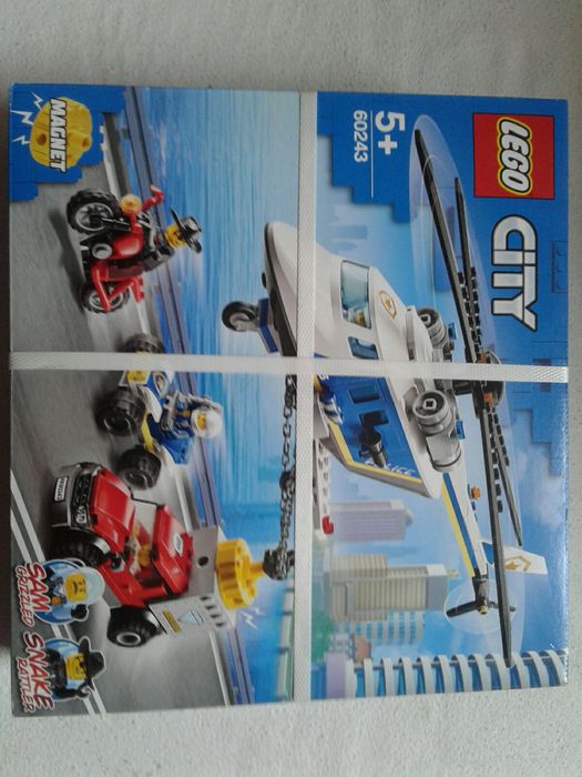 Set de vehicule Arestarea politiei aeriene, Lego 60243, nou, sigilat